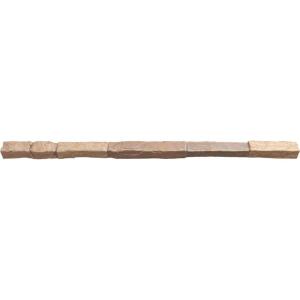 imageEkena Millwork 48quotW x 2quotD x 2quotH Universal Trim Sill for StoneWall Faux Stone Siding Panels Canyon BrownFall Bank