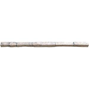 imageEkena Millwork 48quotW x 2quotD x 2quotH Universal Trim Sill for StoneWall Faux Stone Siding Panels Canyon BrownLinen Graphite
