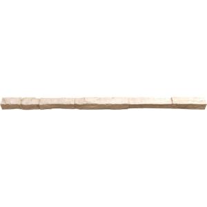 imageEkena Millwork 48quotW x 2quotD x 2quotH Universal Trim Sill for StoneWall Faux Stone Siding Panels Canyon BrownOcean Floor