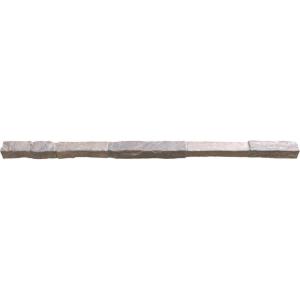 imageEkena Millwork 48quotW x 2quotD x 2quotH Universal Trim Sill for StoneWall Faux Stone Siding Panels Canyon BrownPolermo