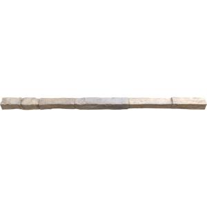 imageEkena Millwork 48quotW x 2quotD x 2quotH Universal Trim Sill for StoneWall Faux Stone Siding Panels Canyon BrownRockwall