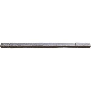 imageEkena Millwork 48quotW x 2quotD x 2quotH Universal Trim Sill for StoneWall Faux Stone Siding Panels Canyon BrownSlate Gray