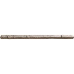 imageEkena Millwork 48quotW x 2quotD x 2quotH Universal Trim Sill for StoneWall Faux Stone Siding Panels Canyon BrownSoft Ash