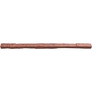 imageEkena Millwork 48quotW x 2quotD x 2quotH Universal Trim Sill for StoneWall Faux Stone Siding Panels Canyon BrownSun Valley