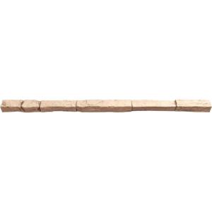 imageEkena Millwork 48quotW x 2quotD x 2quotH Universal Trim Sill for StoneWall Faux Stone Siding Panels Canyon BrownWheat Field