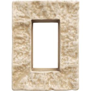 imageEkena Millwork 4quotW x 3quotD x 7 78quotH Universal Electrical Cover for StoneWall Faux Stone Siding Panels Canyon BrownSandstone