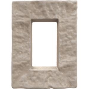 imageEkena Millwork 4quotW x 3quotD x 7 78quotH Universal Electrical Cover for StoneWall Faux Stone Siding Panels Canyon BrownSea Shell