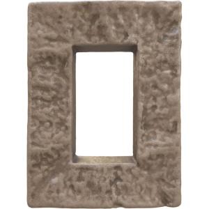 imageEkena Millwork 4quotW x 3quotD x 7 78quotH Universal Electrical Cover for StoneWall Faux Stone Siding Panels Canyon BrownSoft Ash