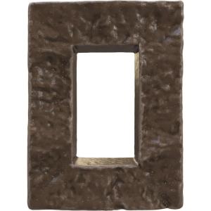 imageEkena Millwork 4quotW x 3quotD x 7 78quotH Universal Electrical Cover for StoneWall Faux Stone Siding Panels Canyon BrownWillow Peak