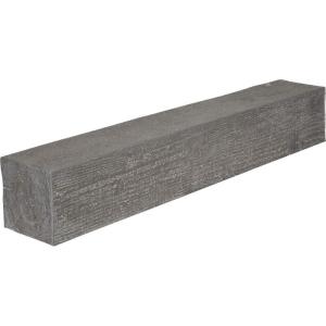 imageEkena Millwork MANURS06X06X36AC Rough Sawn Faux Wood Fireplace Mantel 6quotH x 6quotD x 36quotW Aged Cedar