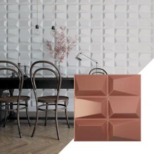 imageEkena Millwork WP20X20STWH 19 58quotW x 19 58quotH Stratford EnduraWall Decorative 3D Wall Panel Covers 267 Sq FtChampagne Pink