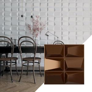 imageEkena Millwork WP20X20STWH 19 58quotW x 19 58quotH Stratford EnduraWall Decorative 3D Wall Panel Covers 267 Sq FtDark Copper
