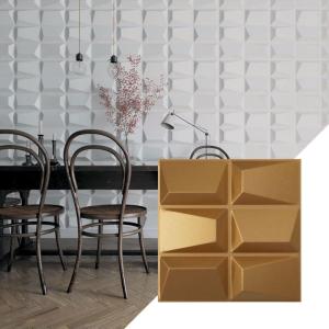 imageEkena Millwork WP20X20STWH 19 58quotW x 19 58quotH Stratford EnduraWall Decorative 3D Wall Panel Covers 267 Sq FtGold