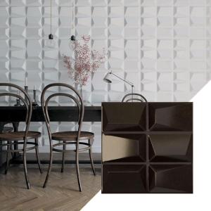 imageEkena Millwork WP20X20STWH 19 58quotW x 19 58quotH Stratford EnduraWall Decorative 3D Wall Panel Covers 267 Sq FtMetallic Rust Mist