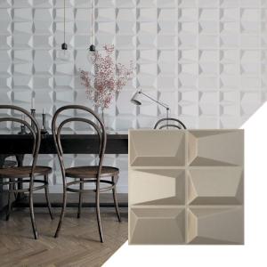 imageEkena Millwork WP20X20STWH 19 58quotW x 19 58quotH Stratford EnduraWall Decorative 3D Wall Panel Covers 267 Sq FtMetallic Silver
