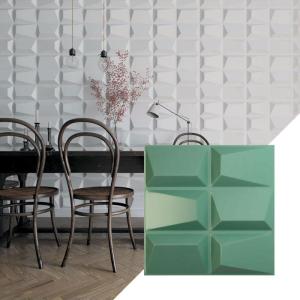 imageEkena Millwork WP20X20STWH 19 58quotW x 19 58quotH Stratford EnduraWall Decorative 3D Wall Panel Covers 267 Sq FtSea Mist