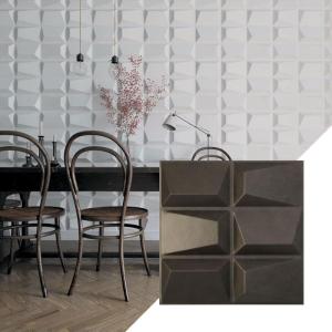 imageEkena Millwork WP20X20STWH 19 58quotW x 19 58quotH Stratford EnduraWall Decorative 3D Wall Panel Covers 267 Sq FtWeathered Steel