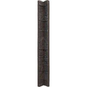 imageUniversal Inside Corner for EverStone Faux Stone Siding Panels 3quotW x 3quotD x 48quotH Iron Mill ColorRiver Moss