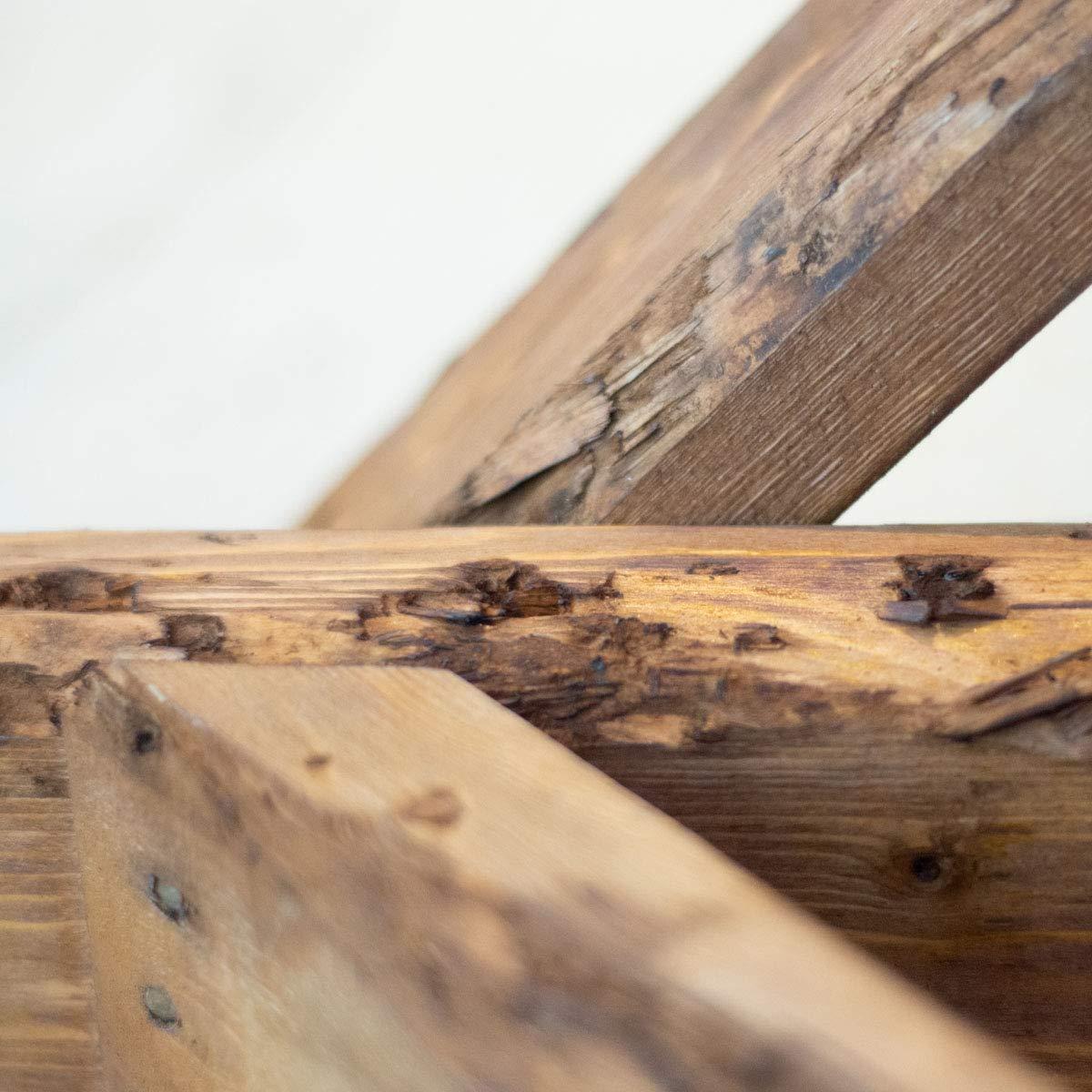 imageEkena Millwork BKTB03X08X08TRBRCASE4 Vintage Farmhouse Bracket Barnwood Decor Collection 3 12quotW x 8quotD x 8quotH Weathered Brown 4 Pack