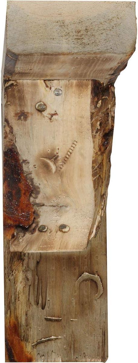 imageEkena Millwork BKTB03X08X10TRUFCASE2 Vintage Farmhouse Bracket Barnwood Decor Collection 3 12quotW x 8quotD x 10quotH Natural Barnwood 2 Pack