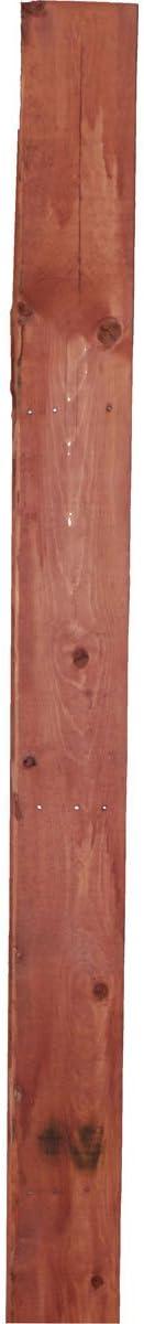 imageEkena Millwork DECR019X072X04LDRBR Vintage Farmhouse 5 Rung Ladder Barnwood Decor Collection 19quotW x 72quotH x 3 12quotD Weathered BrownSalvage Red