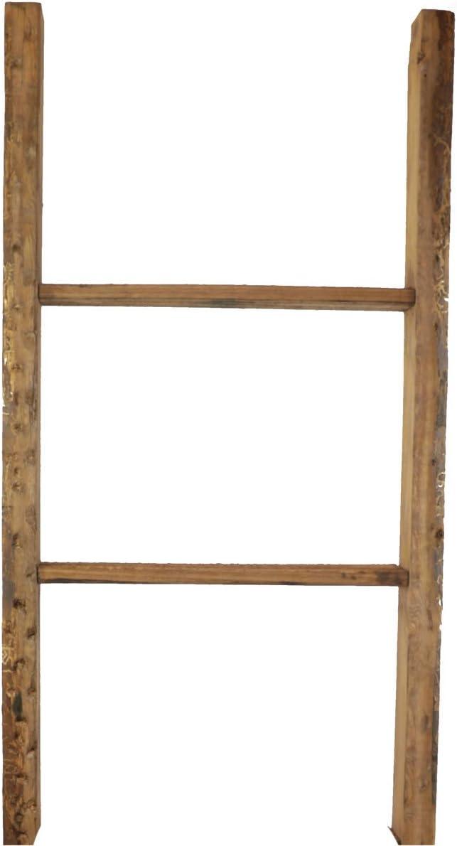 imageEkena Millwork DECR019X072X04LDRBR Vintage Farmhouse 5 Rung Ladder Barnwood Decor Collection 19quotW x 72quotH x 3 12quotD Weathered BrownWeathered Brown
