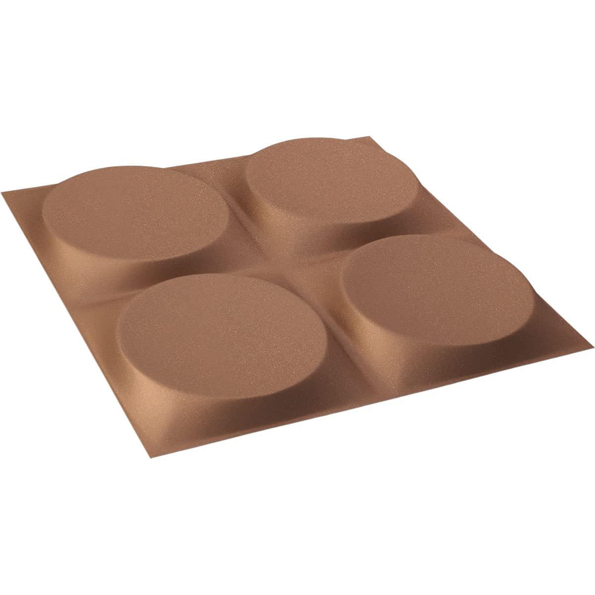 imageEkena Millwork WP12X12ADWH 11 78quotW x 11 78quotH Adonis EnduraWall Decorative 3D Wall Panel Covers 098 Sq FtAged Copper