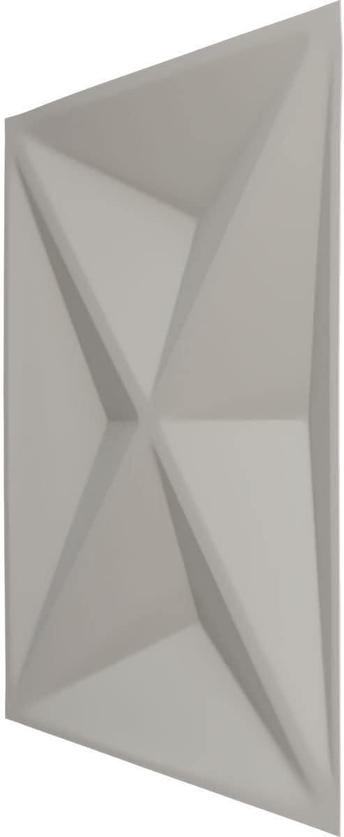 imageEkena Millwork WP12X12KEWHCASE50 11 78quotW x 11 78quotH Kent EnduraWall Decorative 3D Wall Panel Covers 4896 Sq Ft 50PKVintage Gold