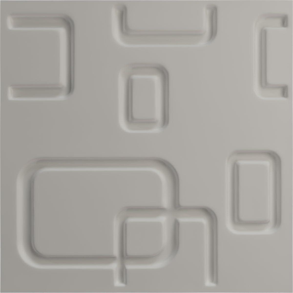 imageEkena Millwork WP12X12OSWH 11 78quotW x 11 78quotH Oslo EnduraWall Decorative 3D Wall Panel Covers 098 Sq FtAged Copper