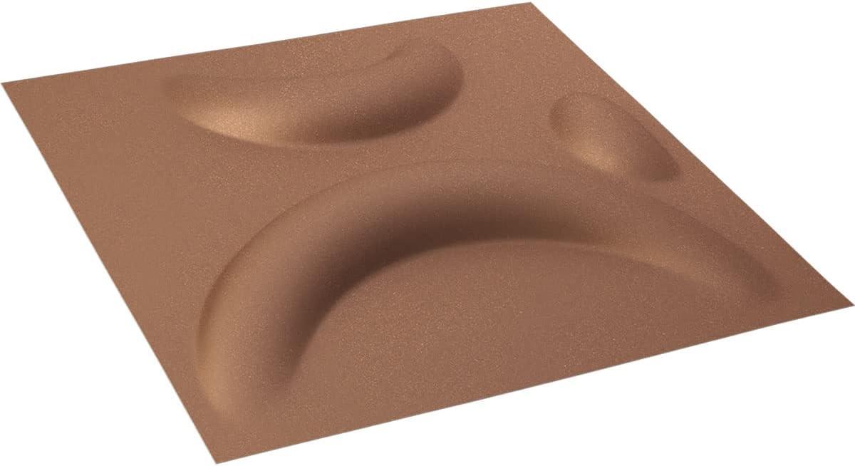 imageEkena Millwork WP12X12SEWH 11 78quotW x 11 78quotH Seville EnduraWall Decorative 3D Wall Panel Covers 098 Sq FtAged Copper