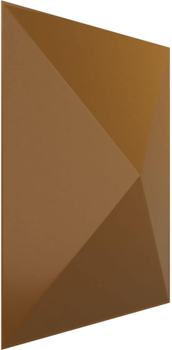 imageEkena Millwork WP12X12SKWH 11 78quotW x 11 78quotH Sellek EnduraWall Decorative 3D Wall Panel Covers 098 Sq FtVintage Gold