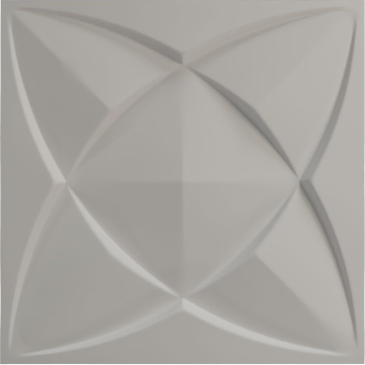 imageEkena Millwork WP12X12SWWH 11 78quotW x 11 78quotH Swindon EnduraWall Decorative 3D Wall Panel Covers 098 Sq FtAged Copper