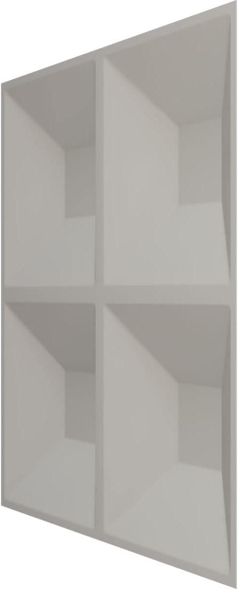 imageEkena Millwork WP12X12SWWH 11 78quotW x 11 78quotH Swindon EnduraWall Decorative 3D Wall Panel Covers 098 Sq FtAged Copper