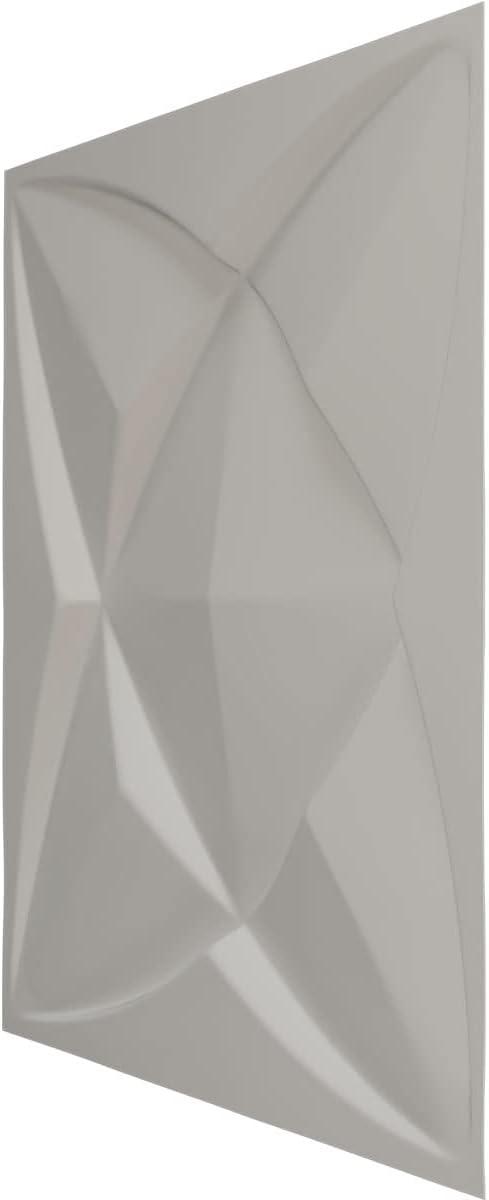 imageEkena Millwork WP12X12SWWH 11 78quotW x 11 78quotH Swindon EnduraWall Decorative 3D Wall Panel Covers 098 Sq FtAged Copper