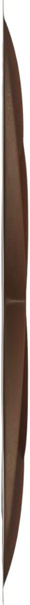 imageEkena Millwork WP12X12SWWH 11 78quotW x 11 78quotH Swindon EnduraWall Decorative 3D Wall Panel Covers 098 Sq FtAged Metallic Rust