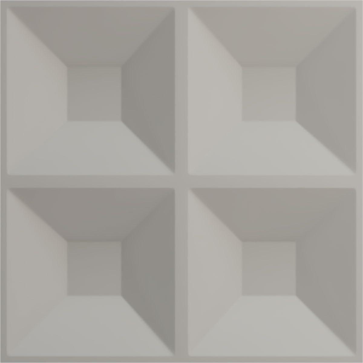 imageEkena Millwork WP12X12SWWH 11 78quotW x 11 78quotH Swindon EnduraWall Decorative 3D Wall Panel Covers 098 Sq FtVintage Gold