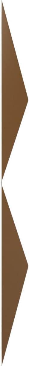 imageEkena Millwork WP12X12TIWH 11 78quotW x 11 78quotH Tirana EnduraWall Decorative 3D Wall Panel Covers 098 Sq Ft WhiteVintage Gold