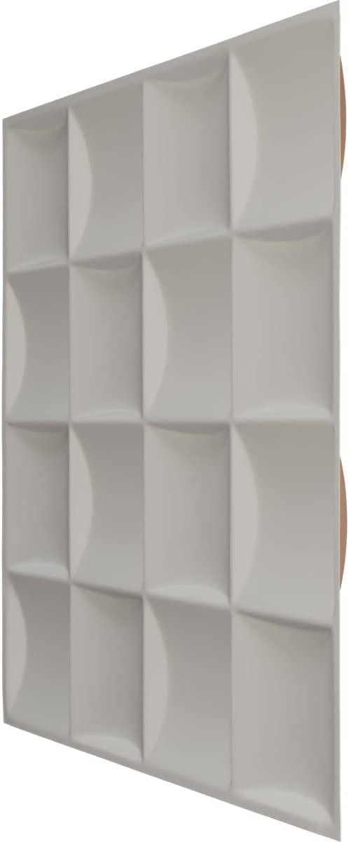 imageEkena Millwork WP20X20BAWH 19 58quotW x 19 58quotH Baile EnduraWall Decorative 3D Wall Panel Covers 267 Sq FtAged Copper