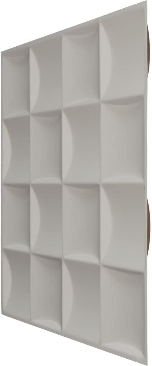 imageEkena Millwork WP20X20BAWH 19 58quotW x 19 58quotH Baile EnduraWall Decorative 3D Wall Panel Covers 267 Sq FtAged Metallic Rust