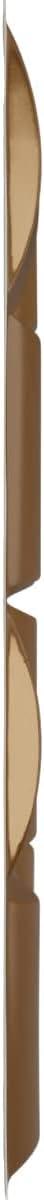 imageEkena Millwork WP20X20BAWH 19 58quotW x 19 58quotH Baile EnduraWall Decorative 3D Wall Panel Covers 267 Sq FtVintage Gold