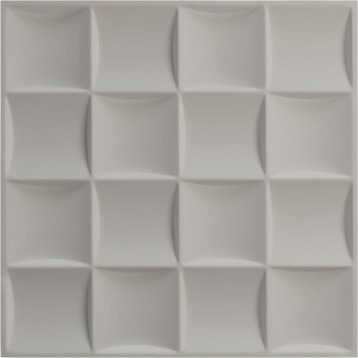 imageEkena Millwork WP20X20BAWH 19 58quotW x 19 58quotH Baile EnduraWall Decorative 3D Wall Panel Covers 267 Sq FtVintage Gold