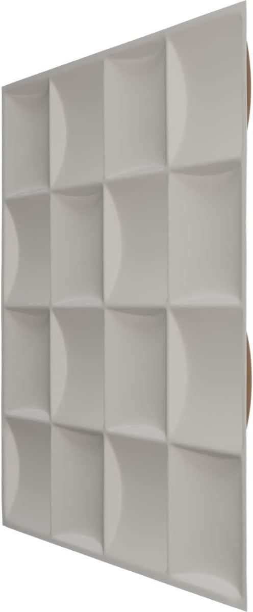 imageEkena Millwork WP20X20BAWH 19 58quotW x 19 58quotH Baile EnduraWall Decorative 3D Wall Panel Covers 267 Sq FtVintage Gold