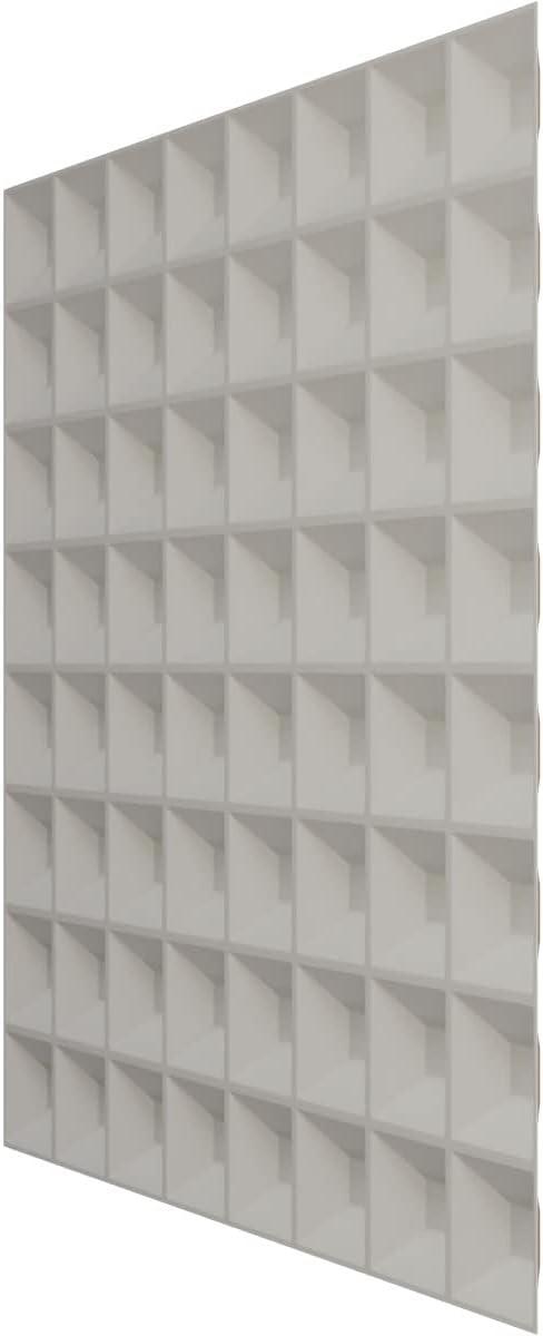 imageEkena Millwork WP20X20BRWH 19 58quotW x 19 58quotH Bradford EnduraWall Decorative 3D Wall Panel Covers 267 Sq FtAged Copper
