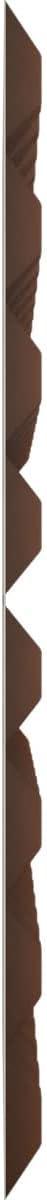 imageEkena Millwork WP20X20BRWH 19 58quotW x 19 58quotH Bradford EnduraWall Decorative 3D Wall Panel Covers 267 Sq FtAged Metallic Rust
