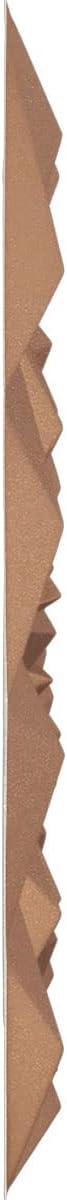 imageEkena Millwork WP20X20LTWH 19 58quotW x 19 58quotH Leto EnduraWall Decorative 3D Wall Panel Covers 267 Sq FtAged Copper