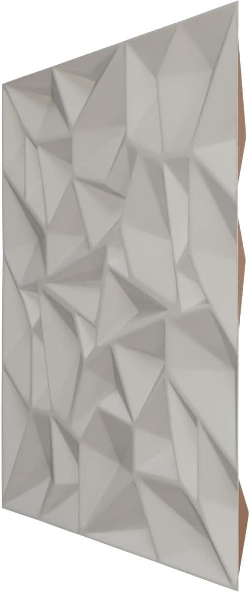 imageEkena Millwork WP20X20LTWH 19 58quotW x 19 58quotH Leto EnduraWall Decorative 3D Wall Panel Covers 267 Sq FtAged Copper