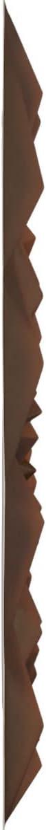 imageEkena Millwork WP20X20LTWH 19 58quotW x 19 58quotH Leto EnduraWall Decorative 3D Wall Panel Covers 267 Sq FtAged Metallic Rust