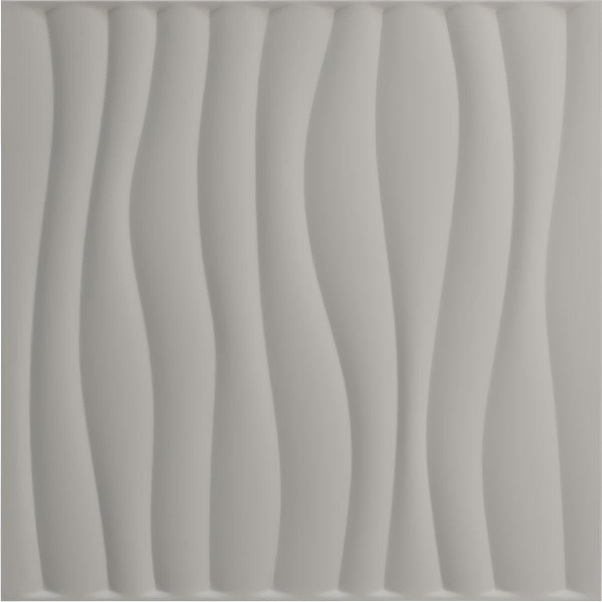 imageEkena Millwork WP20X20SOWH 19 58quotW x 19 58quotH Shoreline EnduraWall Decorative 3D Wall Panel Covers 267 Sq FtAged Copper