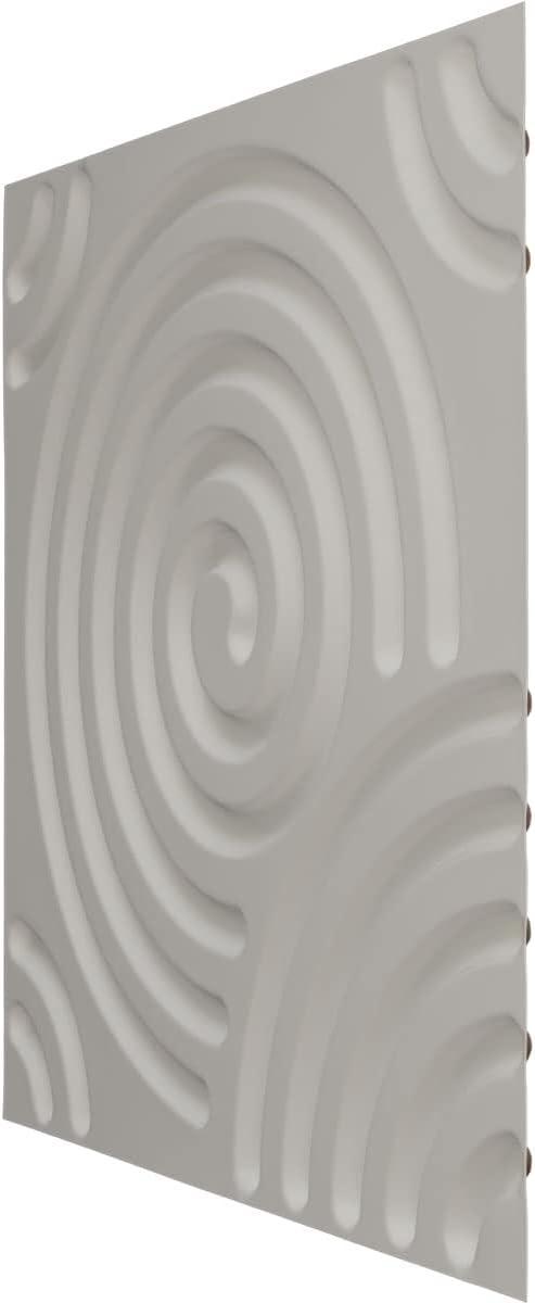 imageEkena Millwork WP20X20SPWH 19 58quotW x 19 58quotH Spiral EnduraWall Decorative 3D Wall Panel Covers 267 Sq FtAged Metallic Rust