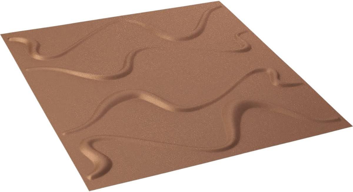 imageEkena Millwork WP20X20VEWH 19 58quotW x 19 58quotH Versailles EnduraWall Decorative 3D Wall Panel Covers 267 Sq FtAged Copper